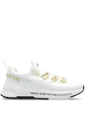 Versace Jeans Couture Dynamic logo-print leather sneakers