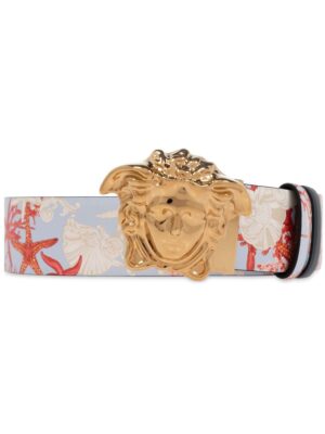 Versace La Medusa leather reversible belt