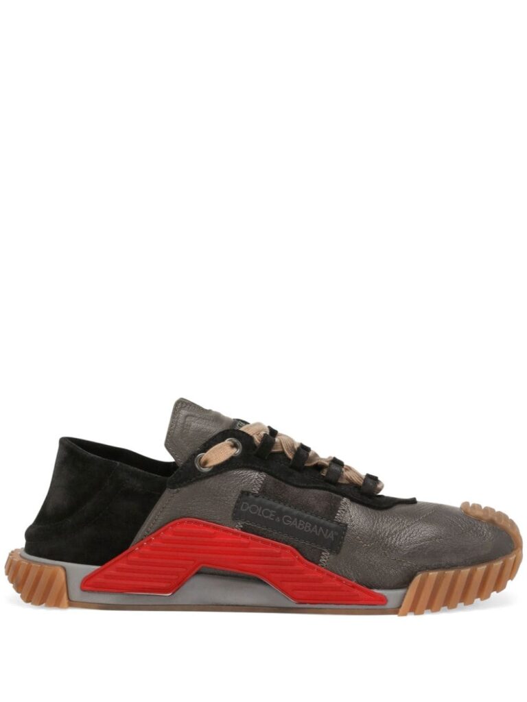 Dolce & Gabbana NS1 panelled leather sneakers