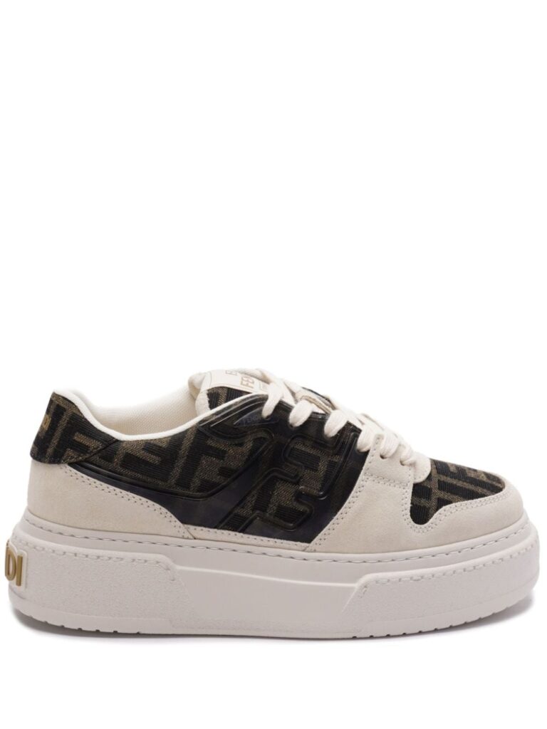 FENDI Zuca-motif panelled sneakers