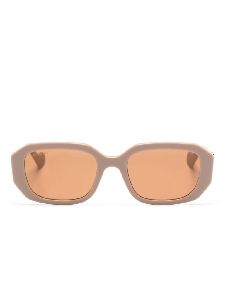 Gucci Eyewear Double-G geometric-frame sunglasses