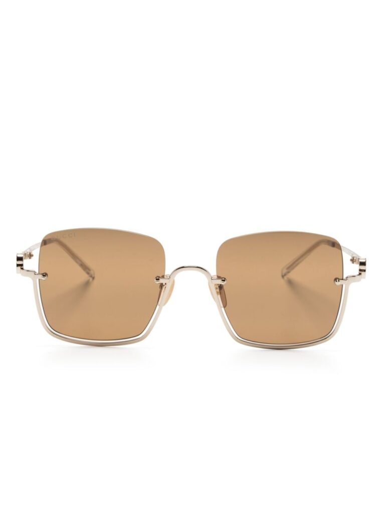 Gucci Eyewear Double G square-frame sunglasses