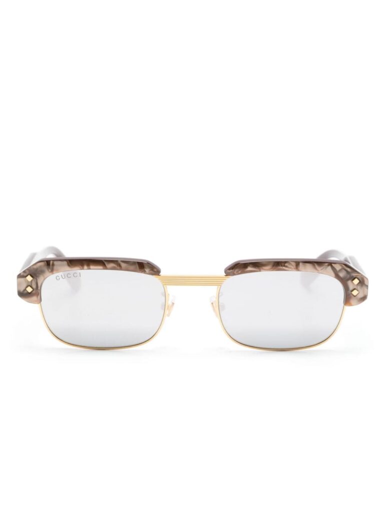 Gucci Eyewear Occhiali da Sole rectangle-frame sunglasses