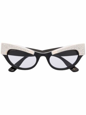 Gucci Eyewear crystal-embellished cat-eye sunglasses