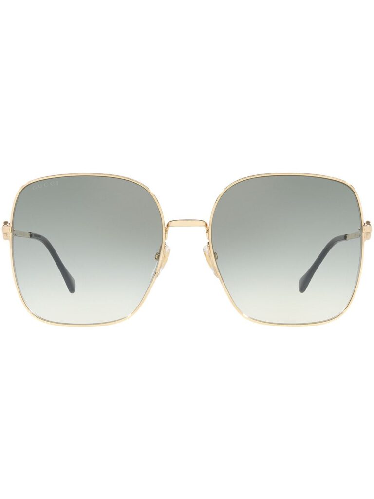 Gucci Eyewear horsebit-embellished oversized sunglasses