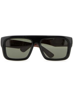 Gucci Eyewear logo-engraved rectangle-frame sunglasses