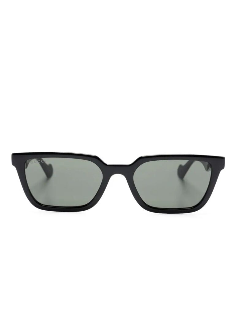 Gucci Eyewear logo-lettering rectangle-frame sunglasses