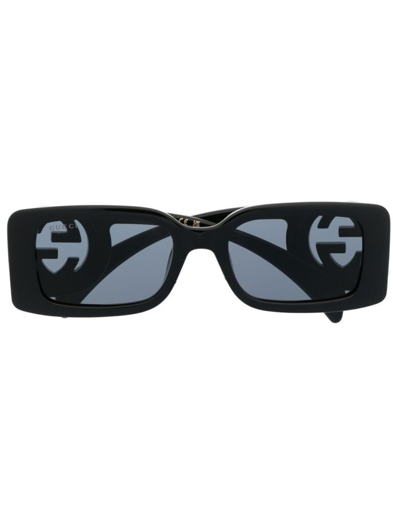 Gucci Eyewear rectangular interlocking G logo sunglasses