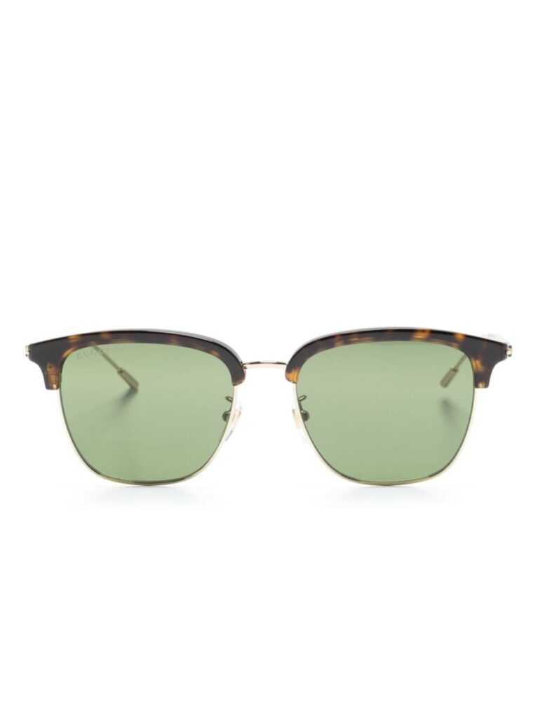 Gucci Eyewear tortoiseshell-effect square-frame sunglasses