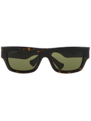 Gucci Eyewear tortoiseshell rectangle-frame sunglasses