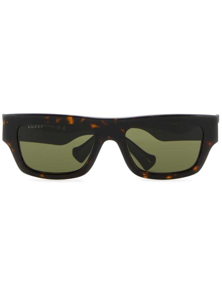 Gucci Eyewear tortoiseshell rectangle-frame sunglasses