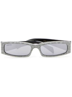 Gucci Eyewear embellished rectangle-frame sunglasses