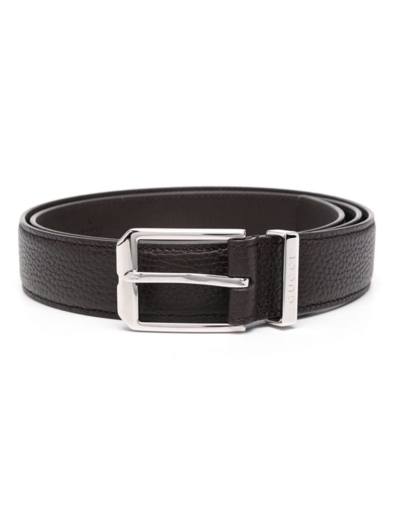 Gucci rectangular-buckle belt