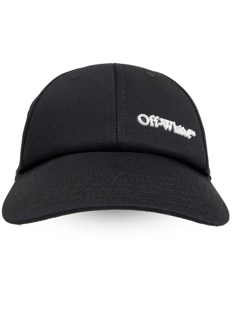 Off-White logo-appliqué cap