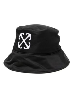 Off-White logo-embroidered bucket hat