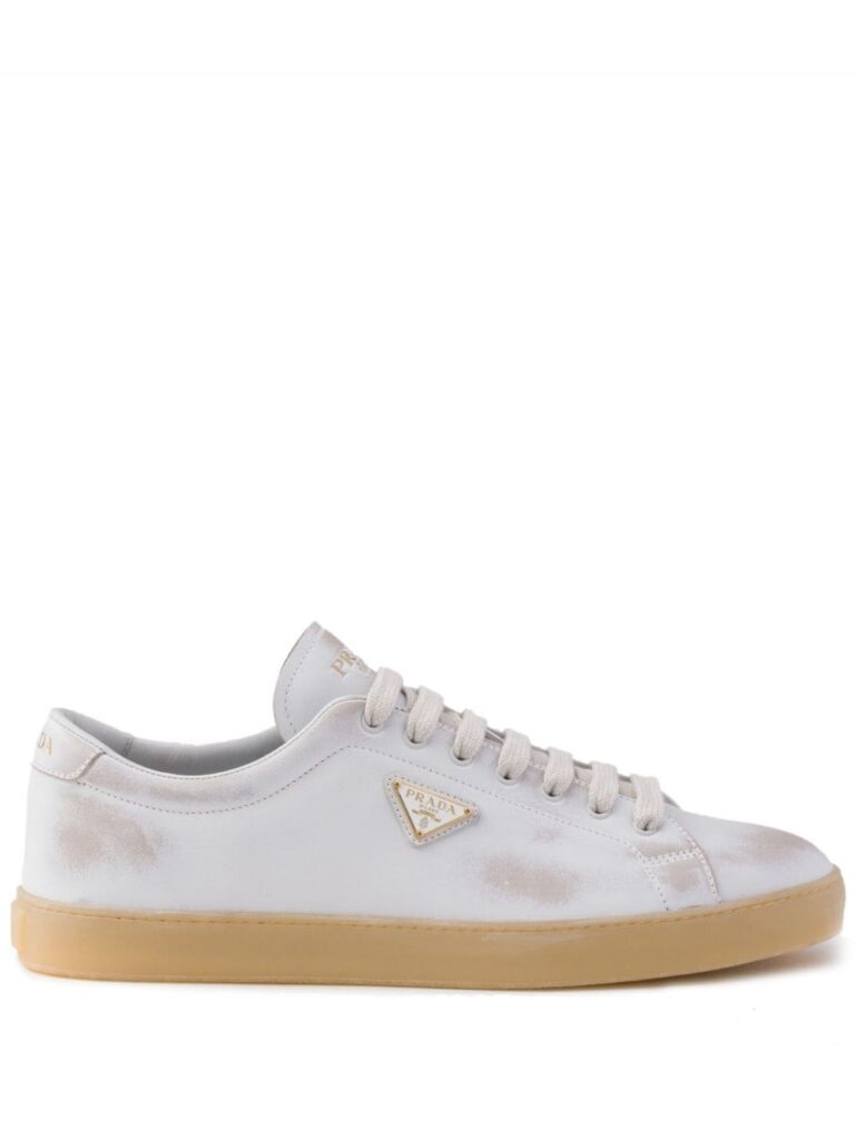 Prada leather sneakers