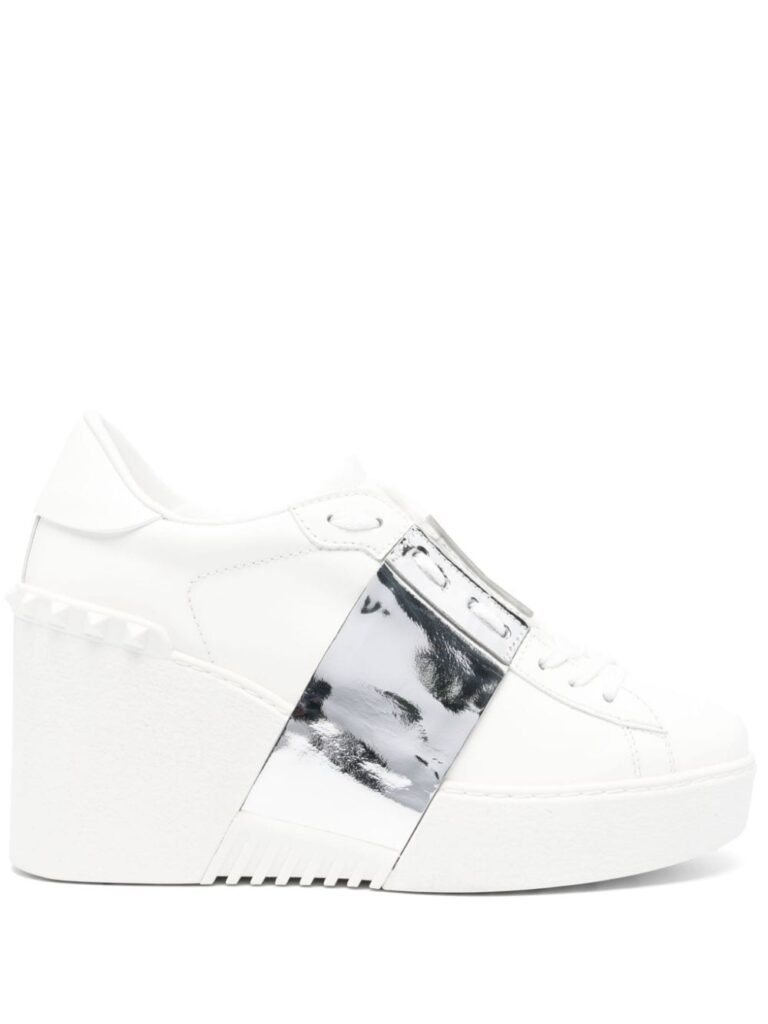 Valentino Garavani Open Disco 85mm leather sneakers