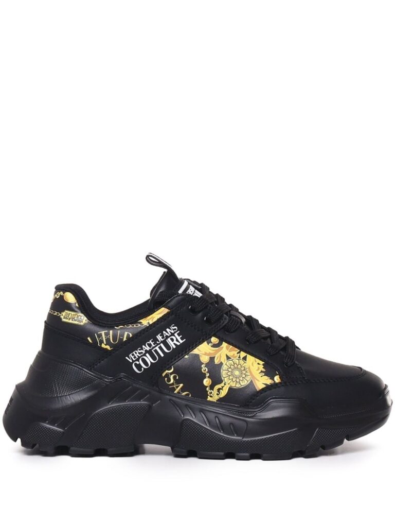 Versace Jeans Couture logo-baroque-print sneakers