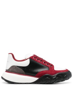 Alexander McQueen colour-block leather low-top sneakers