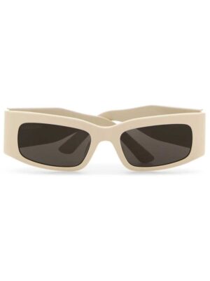 Balenciaga Eyewear logo-print rectangle-frame sunglasses