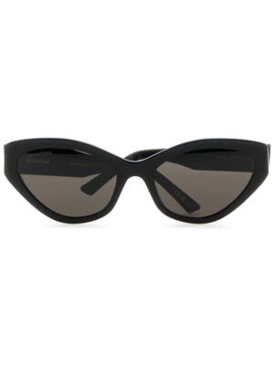 Balenciaga printed oval-frame sunglasses