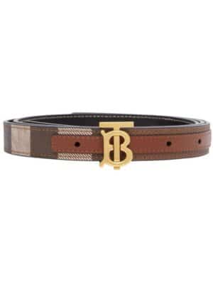 Burberry reversible Exaggerated Check belt