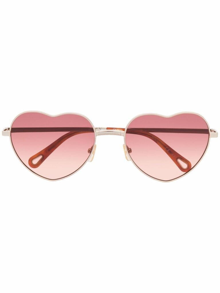 Chloé Eyewear Milane heart-frame sunglasses