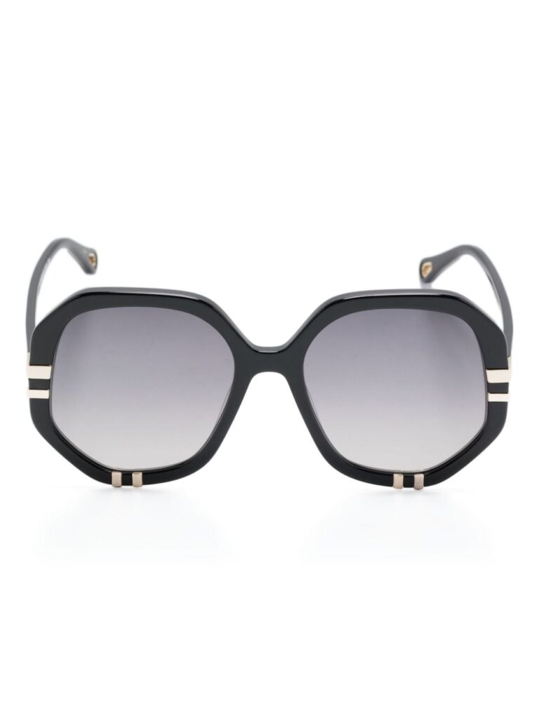 Chloé Eyewear logo-debossed square-frame glasses