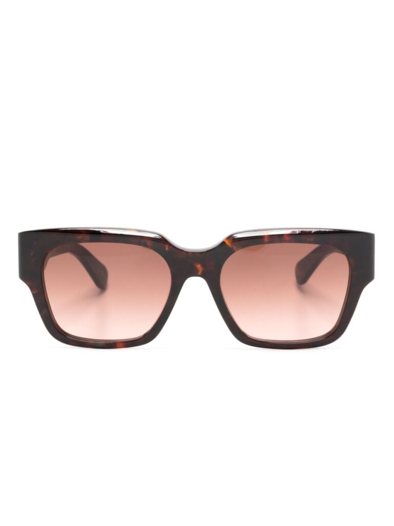 Chloé Eyewear logo-print square-frame sunglasses