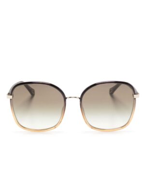 Chloé Eyewear ombré-effect oversize-frame sunglasses