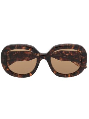 Chloé tortoise-shell round sunglasses