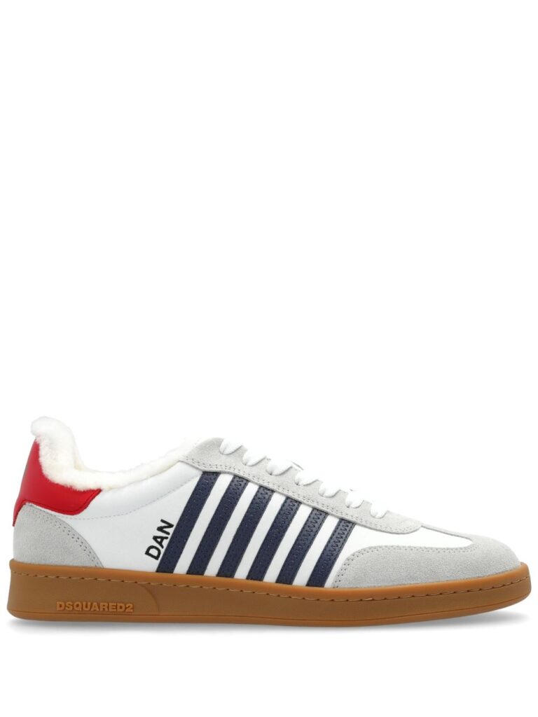 DSQUARED2 Boxer leather sneakers