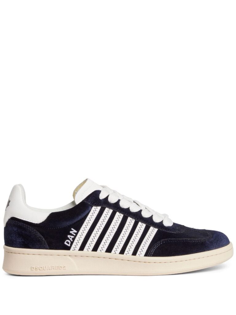 DSQUARED2 Boxer velvet low-top sneakers