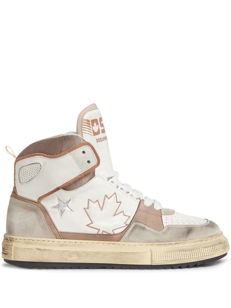 DSQUARED2 panelled high-top sneakers