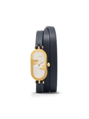 FENDI O'Lock oval double-strap watch