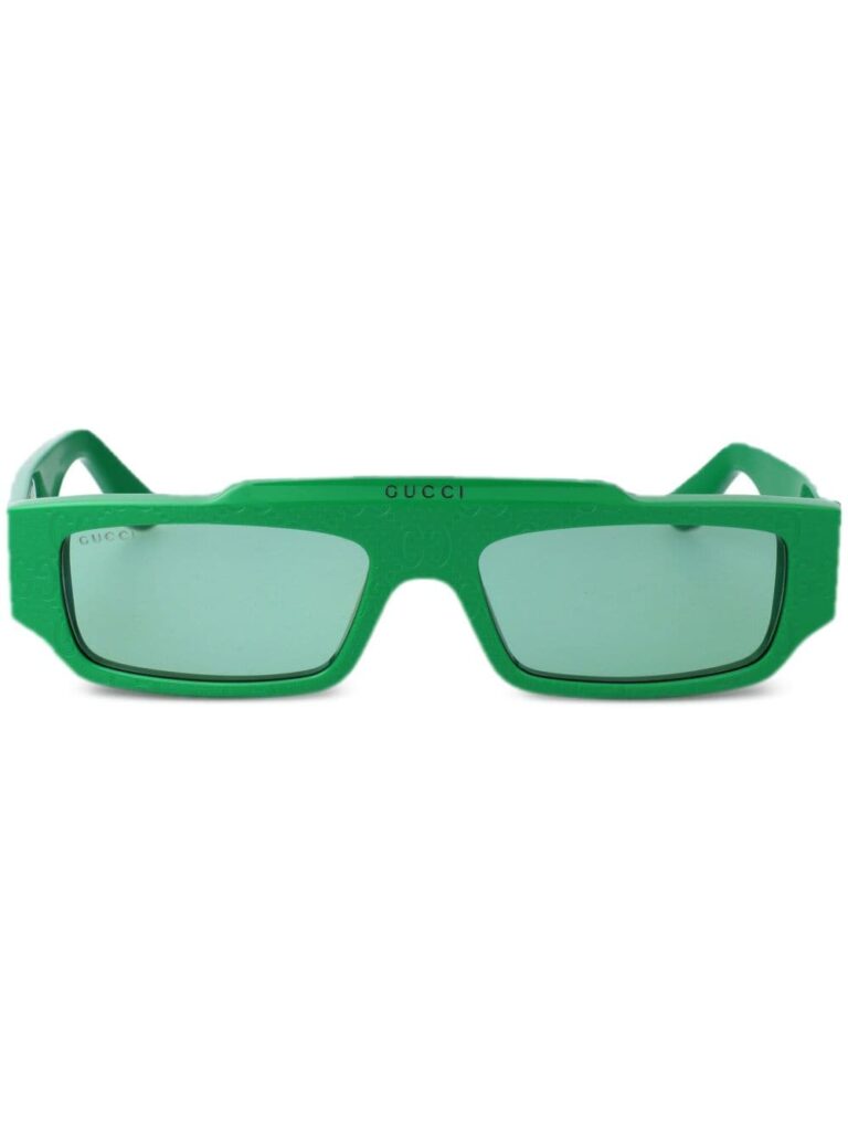 Gucci Eyewear GG1592S003 003 GREEN GREEN GREENGG rectangle-frame sunglasses