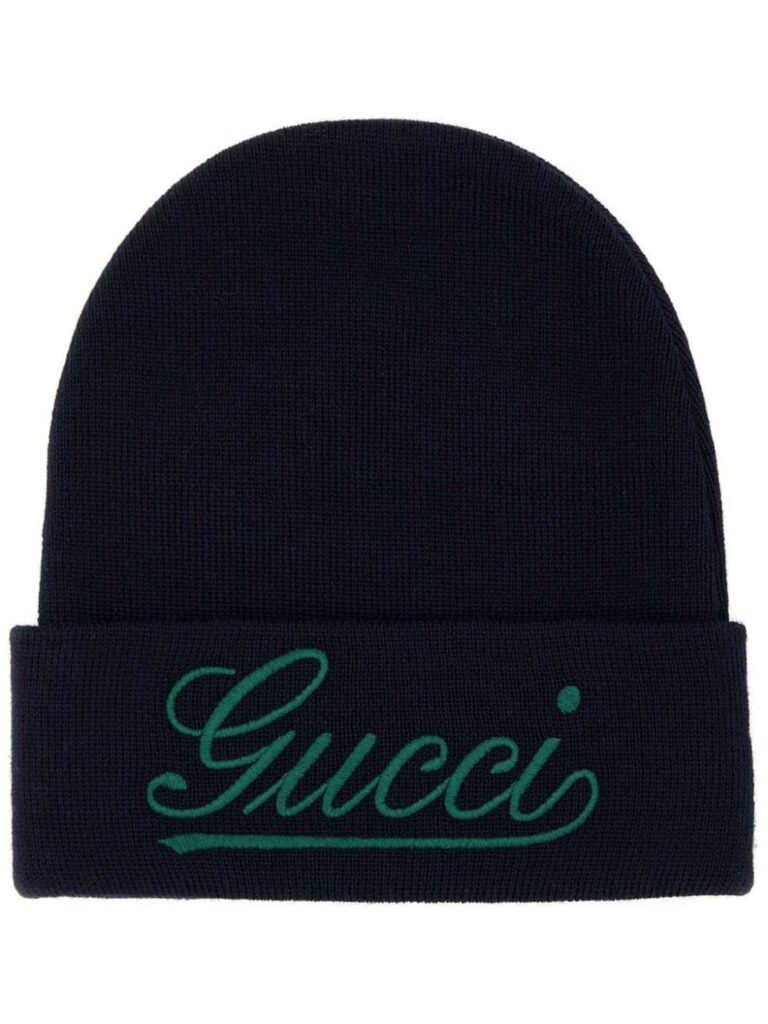 Gucci logo-embroidered beanie