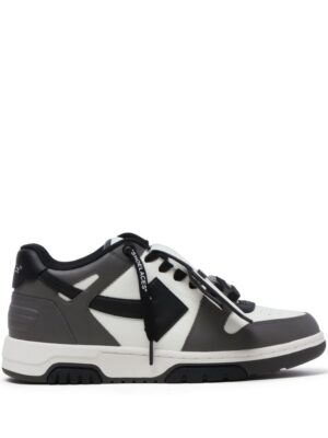 Off-White OUT OF OFFICE CALF LEATHER DARK GREY