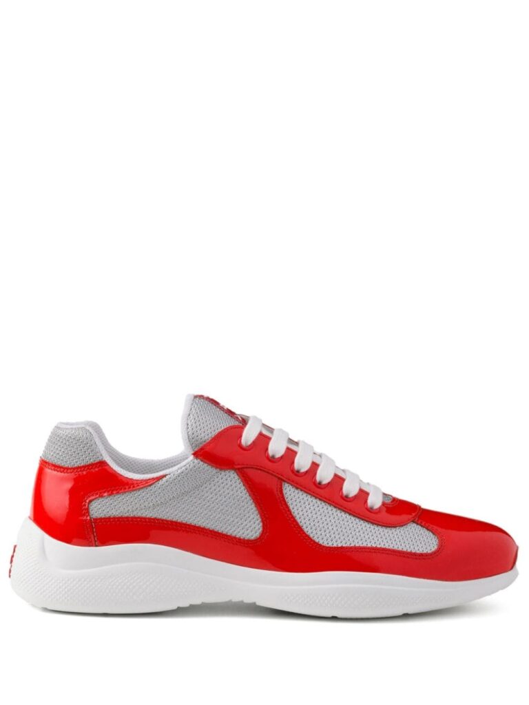 Prada America's Cup logo-patch sneakers