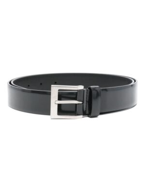 Saint Laurent patent-finish leather belt