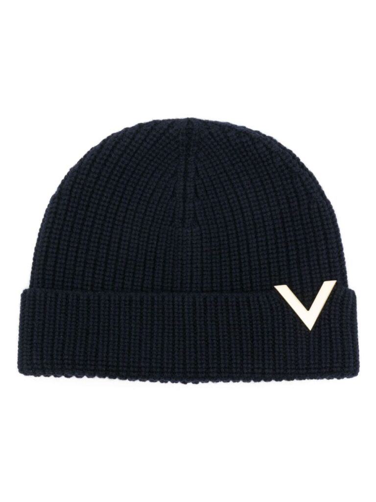 Valentino Garavani V-logo beanie