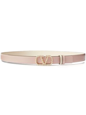 Valentino Garavani VLogo Signature reversible leather belt