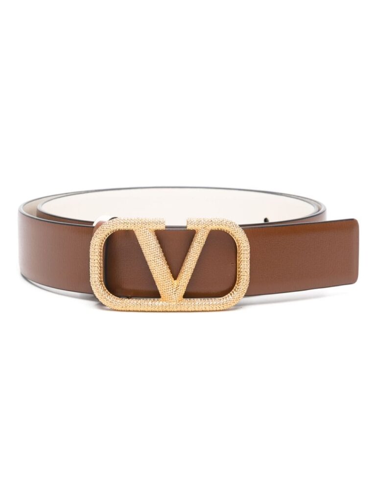 Valentino Garavani VLogo leather belt