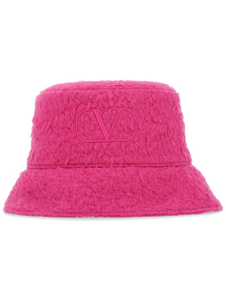 Valentino Garavani Vlogo embroidered bucket hat