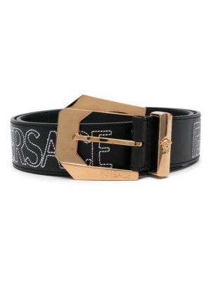 Versace Greca leather belt