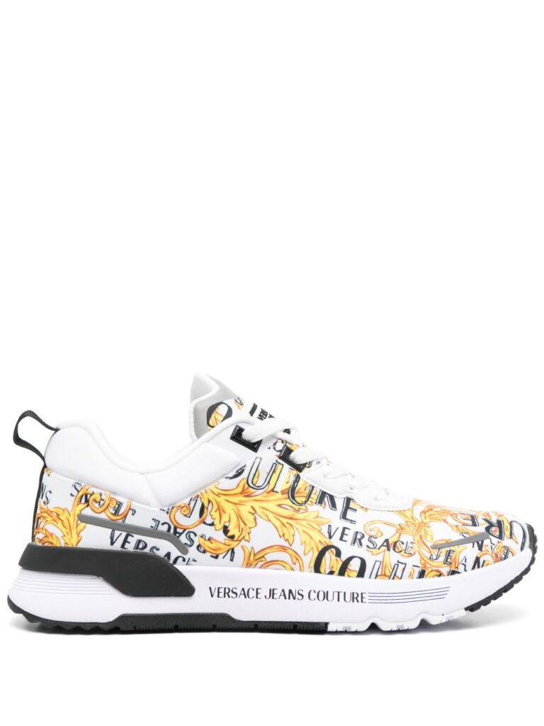 Versace Jeans Couture Barocco-print lace-up sneakers