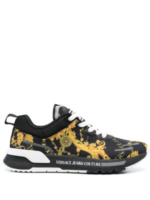 Versace Jeans Couture baroque-pattern low-top sneakers