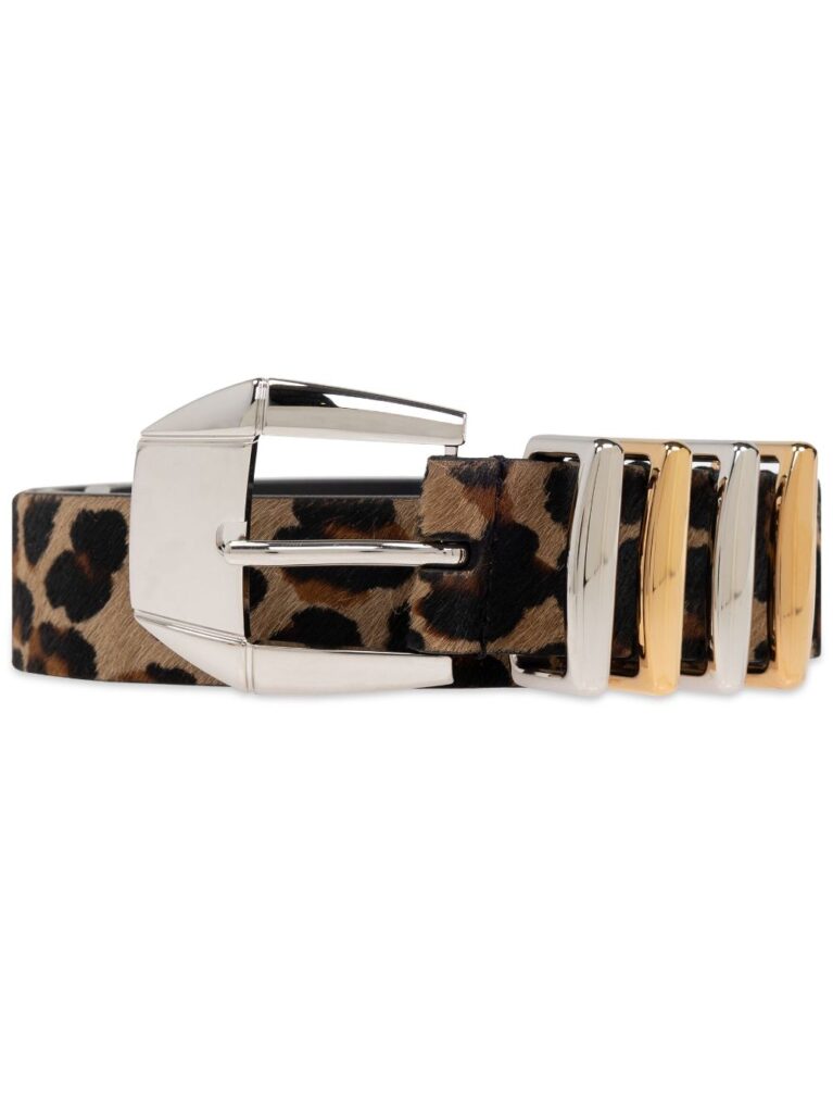 Versace Medusa '95 leopard belt