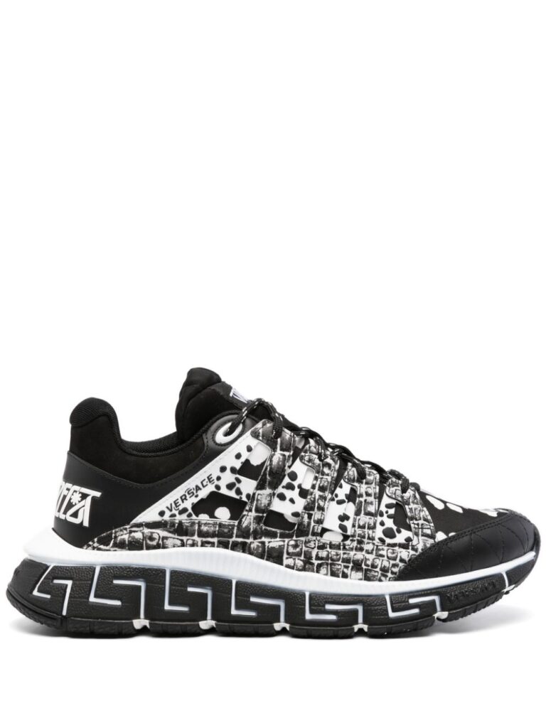 Versace Trigreca leather sneakers