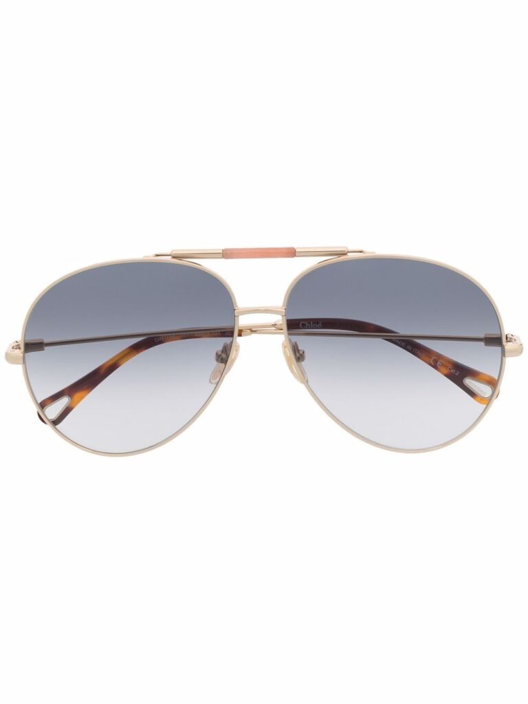 Chloé Eyewear gradient pilot sunglasses